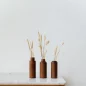 Lot De 3 Soliflores Teinte Noyer