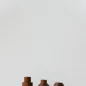 Lot De 3 Soliflores Teinte Noyer