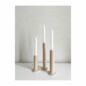 Lot De 3 Chandeliers Bois Naturel