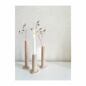 Lot De 3 Chandeliers Bois Naturel