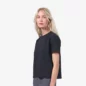 Crop Shirt Boxy Deep Black