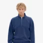 Quarter Zip Marine Blue