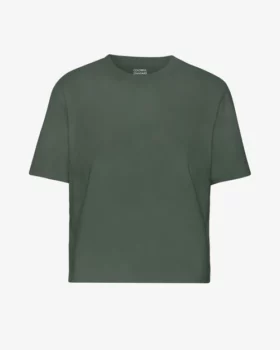 Crop shirt boxy midnight forest