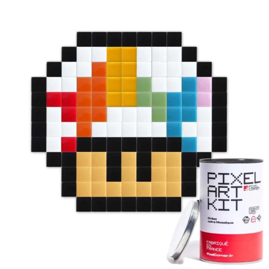Rainbow Shroom – Art Kit By Pixel Corner – Mini