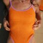 Maillot De Bain México Incas Orange