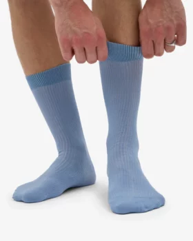 Chaussettes classic steel blue
