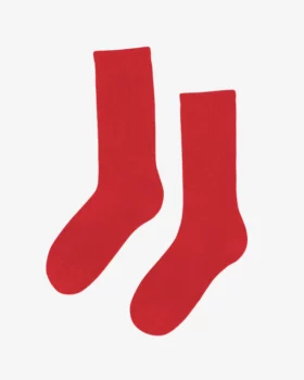 Chaussettes active red tangerine