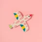 Céramique Oiseau Bird Pink Rose