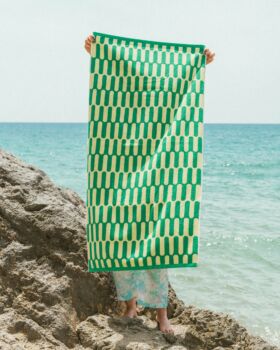 Serviette de bain paseo vert