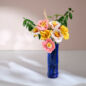 Fleur en laine Jonquille Rose