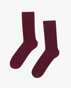 Chaussettes classic oxblood red