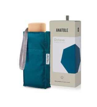 Parapluie octave bleu minéral