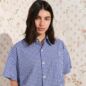 Chemise Ekirow Vichy Bleu