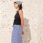 Pantalon Ekirow Vichy Bleu