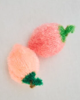 Éponge pêche foncée