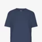Crop Shirt Boxy Petrol Blue