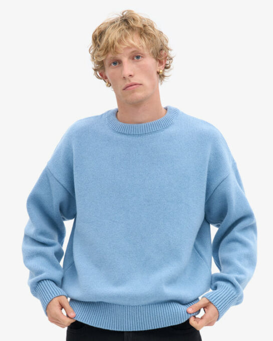 Pull Oversized Laine Merinos Stone Blue