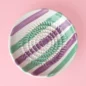 Coupelle Céramique Râpe Ail Rayures Violet Menthe