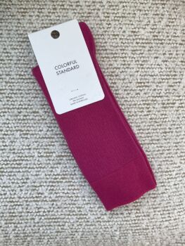 Chaussettes classic magenta blaze