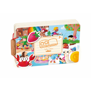 Livre puzzle bois sophie touliatou 2+