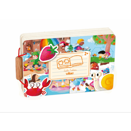 Livre Puzzle Bois Sophie Touliatou 2+