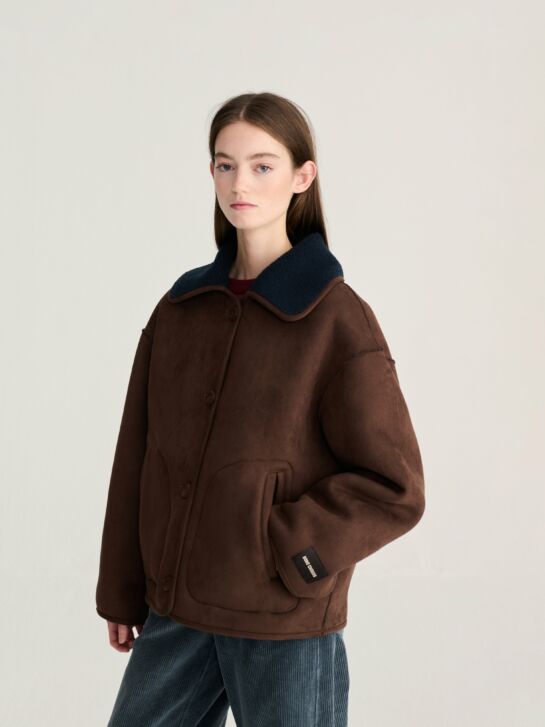 Sherpa Réversible Dark Brown
