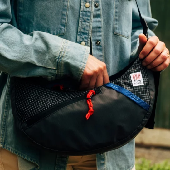 Moonlight Crossbody Bag Black/grid